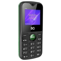 Сотовый телефон BQ M-1853 Life, 1.77", 2 sim, 32Мб, microSD, 600 мАч, фонарик, черно-зеленый