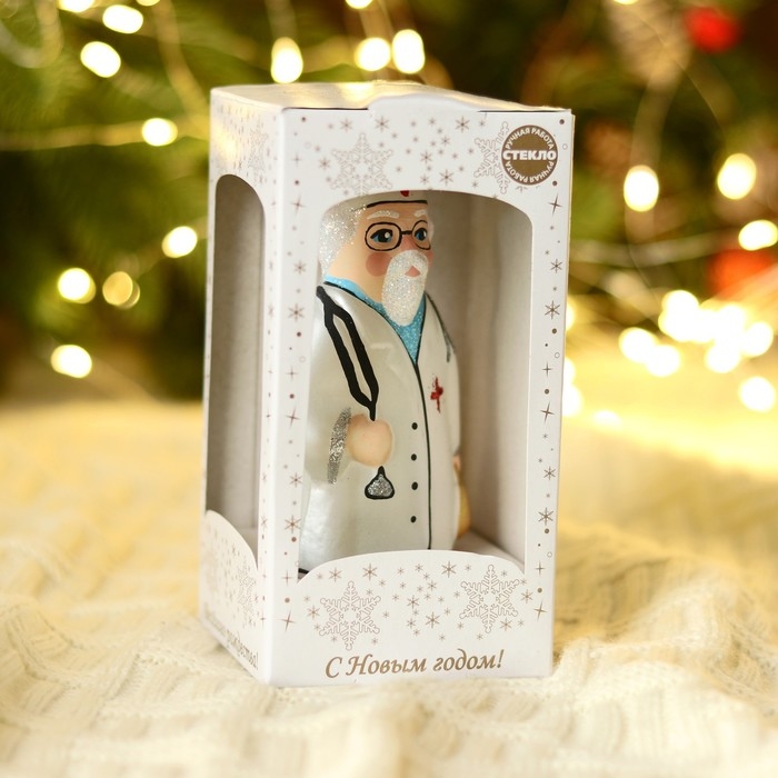 Ёлочная игрушка "Доктор"  13 см