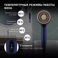 Фен H-HDI0758 2400Вт синий