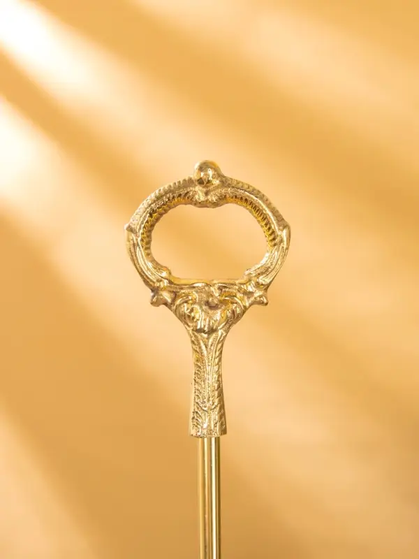 Ложка для обуви "Царская" 51 см, латунь