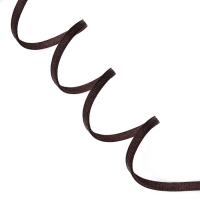 Поводок кожаный тисненый однослойный, 1.4 м х 0,8 см, коричневый