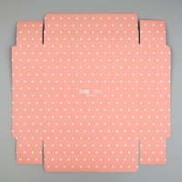 Коробка для цветов с вазой и PVC окнами складная &laquo;Для тебя&raquo;, 23 х 30 х 23 см