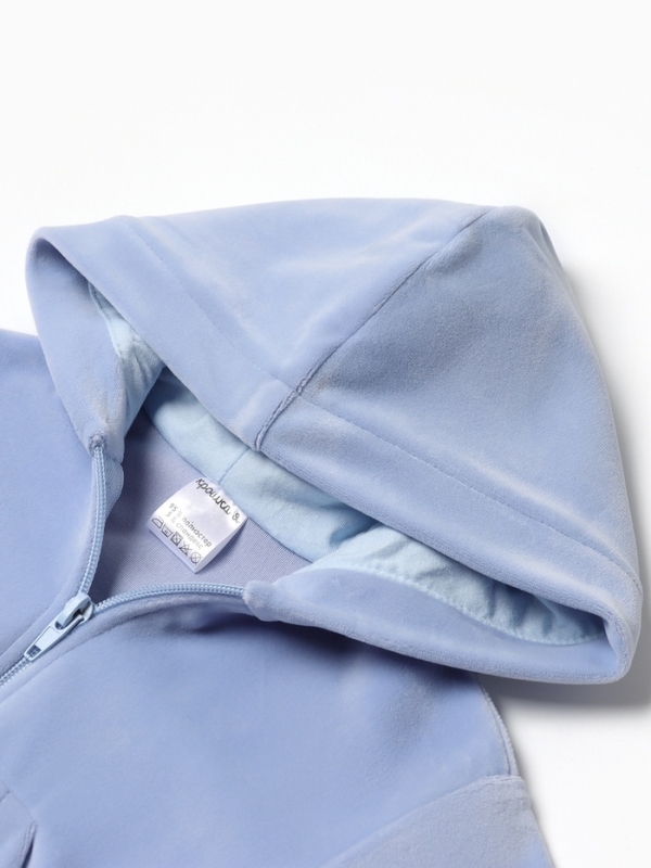 Толстовка Крошка Я Plushy, р. 74-80, голубой