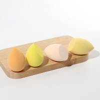 Спонжи для макияжа, набор - 4 шт, увеличиваются при намокании, цвет жёлтый Спонжи для макияжа, набор - 4 шт, увеличиваются при намокании, цвет жёлтый