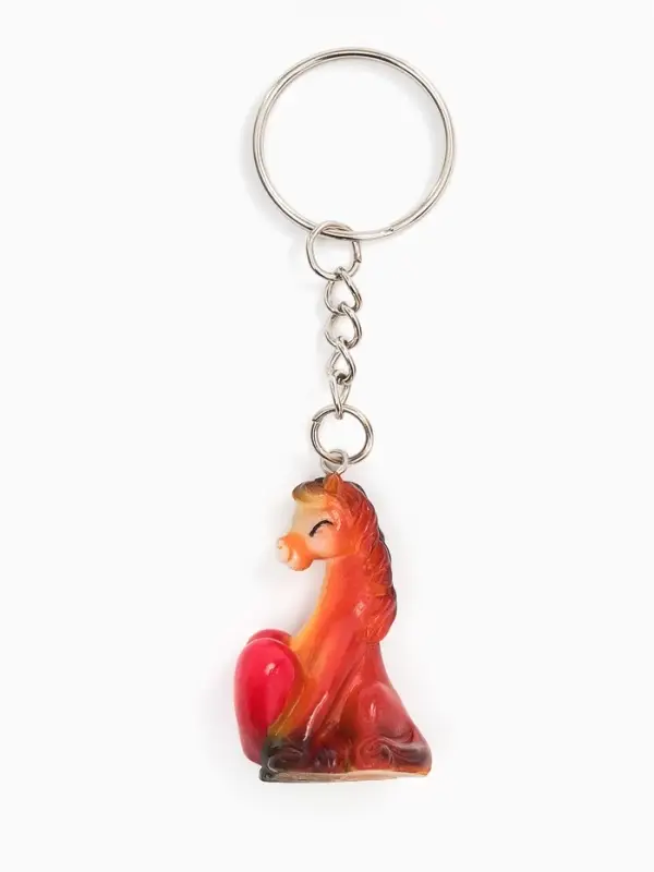 Брелок новогодний &laquo;Лошадь с сердцем&raquo;, 3,5 см