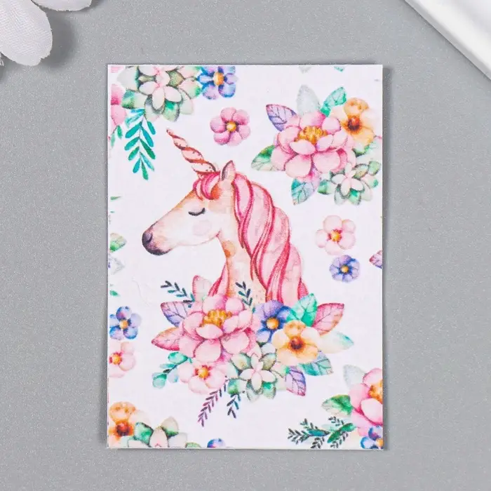 Открытка для выращивания &laquo;Арт Узор. Вырасти сам. Единорог&raquo; с семенами, 5&times;7 см