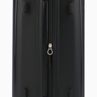 Чемодан 24", PP, 43*26*66, отд на молнии, код замок, 4 колеса, черный