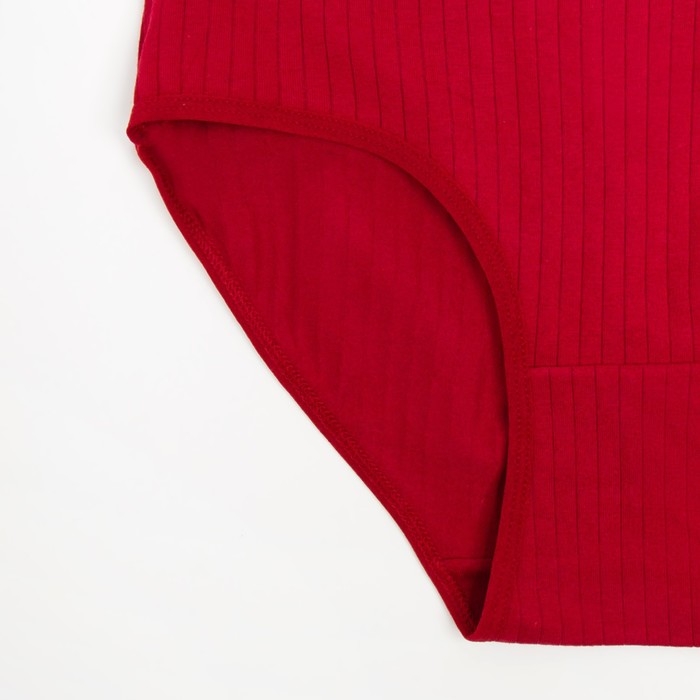 Трусы женские слипы, цвет бордовый, размер 50-52