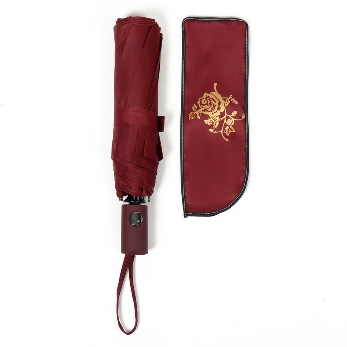 Зонт полуавтоматический «Розы», с проявляющимся рисунком, эпонж, 3 сложения, 8 спиц, R = 48 см, цвет МИКС Зонт полуавтоматический «Розы», с проявляющимся рисунком, эпонж, 3 сложения, 8 спиц, R = 48 см, цвет МИКС