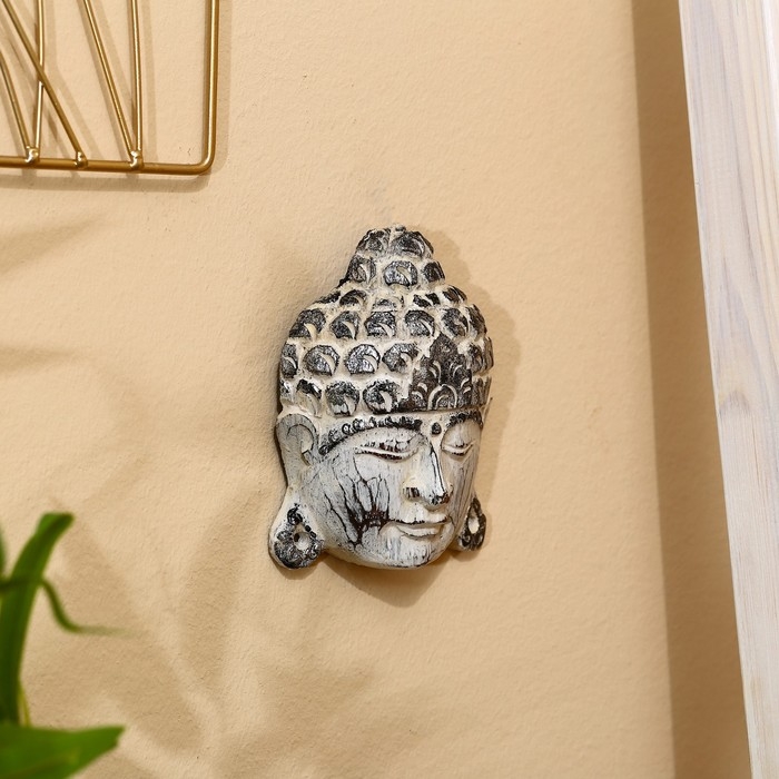 Сувенир "Голова Будды" албезия 15 см