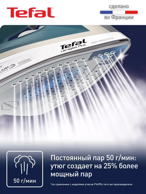 Утюг паровой Ultragliss Plus FV6813E0, 2800 Вт