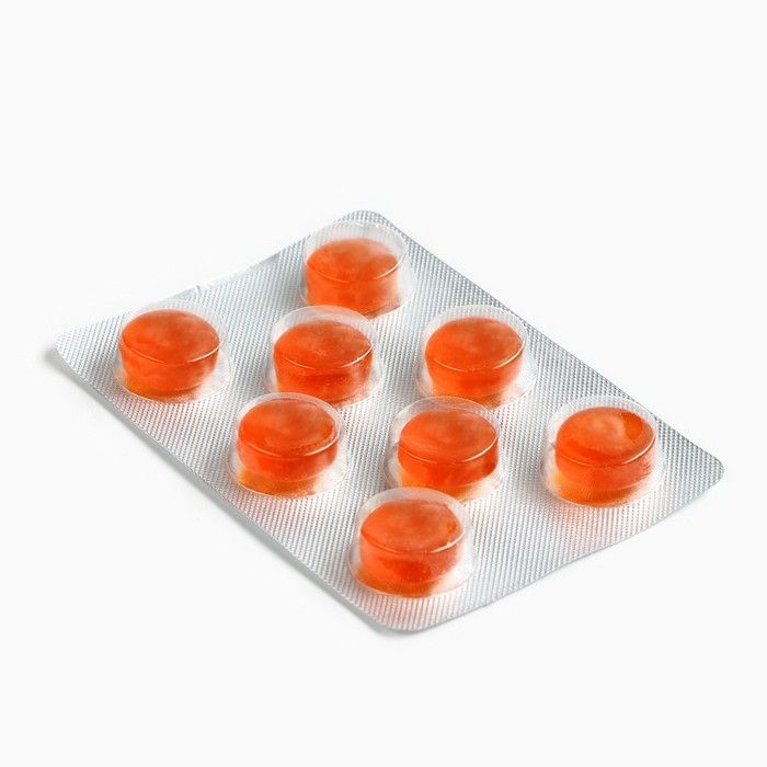 Леденцы в блистере, со вкусом апельсина &laquo;Нестарин&raquo;, 16 г