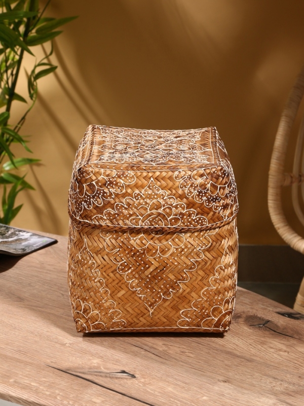 Корзинка плетеная "Морокко" 23х23х30 см