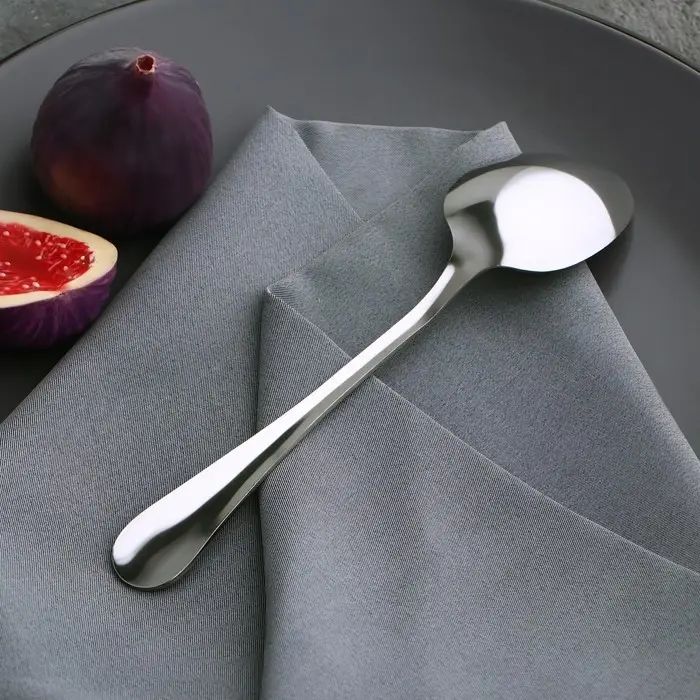 Ложка столовая Доляна &laquo;Плэйн Бритиш&raquo;, длина 19.1 см, толщина 1.2 мм