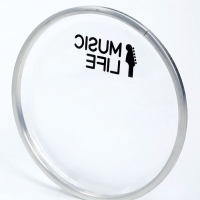 Пластик для барабана Music Life 6 дюймов, прозрачный Пластик для барабана Music Life 6 дюймов, прозрачный