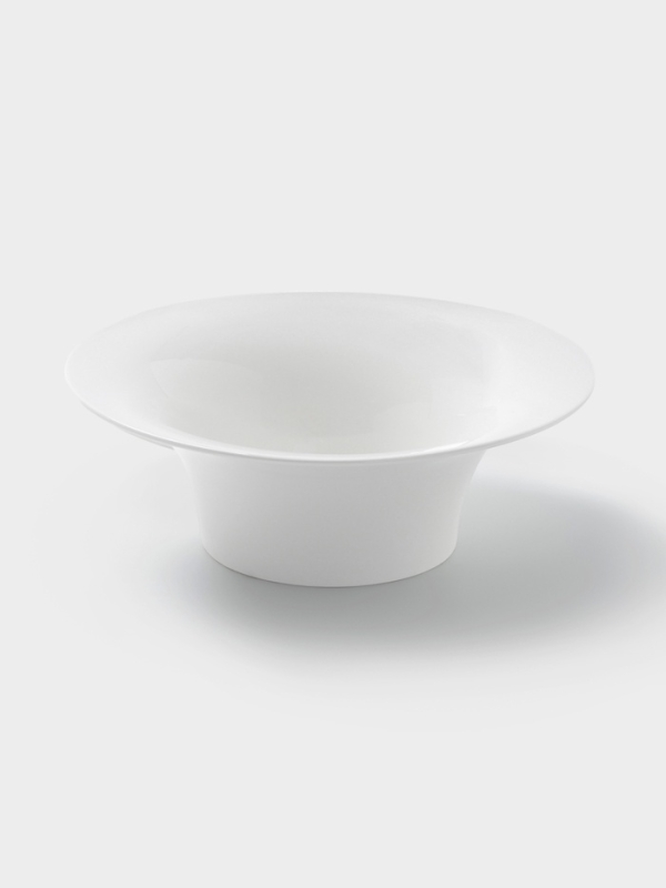 Тарелка глубокая Hanna Kn&ouml;vell, d=22 см, фарфор, белая