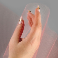 Фатин 11&plusmn;1 г/кв.м 150мм*25&plusmn;1ярд(23м&plusmn;1м) п/э тёмно-розовый