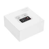 Наушники беспроводные TWS, дисплей, BT5.4, 30/500 мАч, с шумоподавлением, сенсор, белые