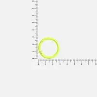 Карабин-кольцо Claus, L, желтый неон