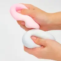 Мялка "Мягкий шар", можно откачивать и закачивать воздух, цвета МИКС