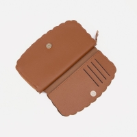 Кошелёк женский на молнии, цвет коричневый Кошелёк женский на молнии, цвет коричневый