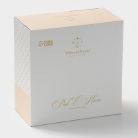 Салатник 14х7 см WY  "Pink O'hara", чёрный