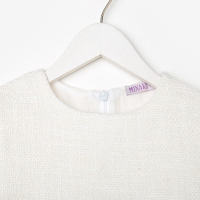 Платье для девочки MINAKU: PartyDress цвет белый, рост 116 Платье для девочки MINAKU: PartyDress цвет белый, рост 116