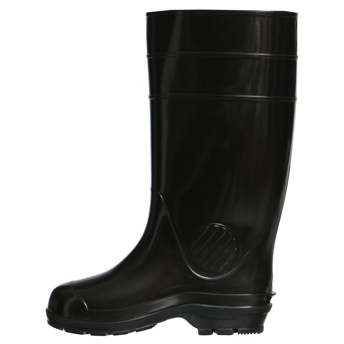 Сапоги мужские С-25, ПВХ, черные, размер 43