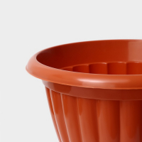 Кашпо уличное на ножке высокий &laquo;Жасмин&raquo;, 12 л, цвет коричневый