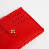 Картхолдер на кнопке, цвет красный Картхолдер на кнопке, цвет красный