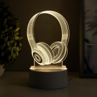 Ночник "Наушники" LED 3000K USB 10.2х17.9 см Ночник "Наушники" LED 3000K USB 10.2х17.9 см