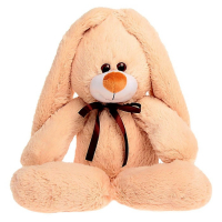 Мягкая игрушка «Заяц подарочный», цвет бежевый, 55 см Мягкая игрушка «Заяц подарочный», цвет бежевый, 55 см