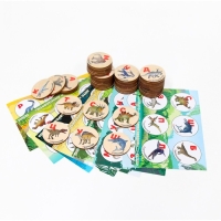 Лото &laquo;Мир динозавров&raquo; (круглые фишки)