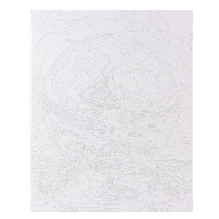 Картина по номерам на холсте с подрамником &laquo;Морской мир&raquo;, 40 х 50 см