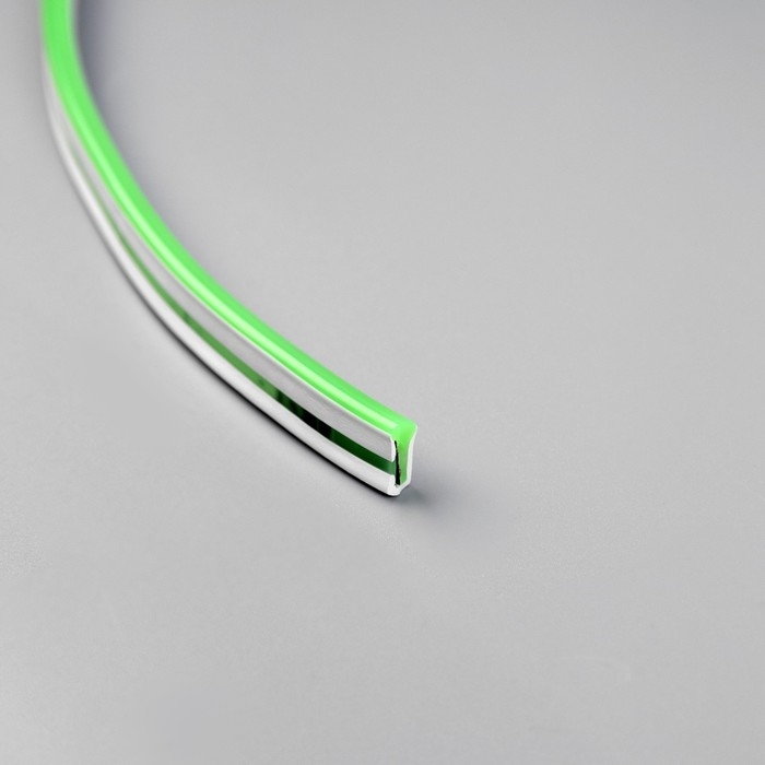 Гибкий неон Luazon Lighting 6 &times; 12 мм, IP65, 50 м, SMD2835, 120 LED/м, 12 В, свечение зелёное