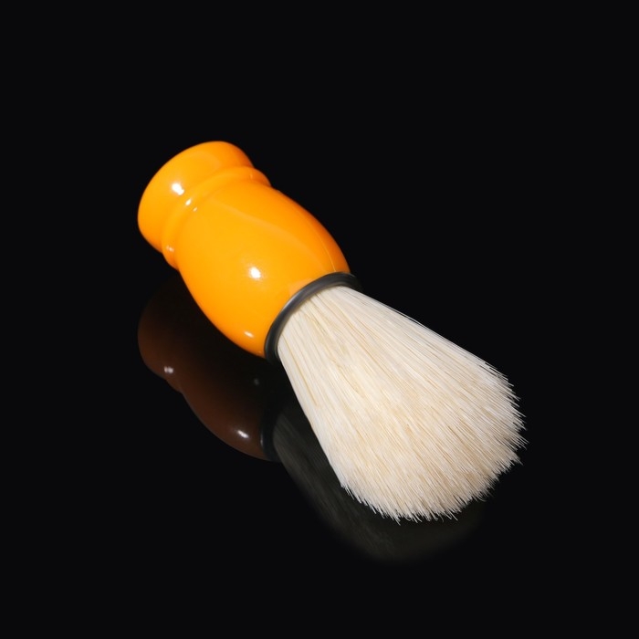 Помазок для бритья, пластиковый, цвет МИКС