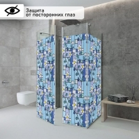 Витражная плёнка &laquo;Мозаика из цветов&raquo;, 45&times;200 см