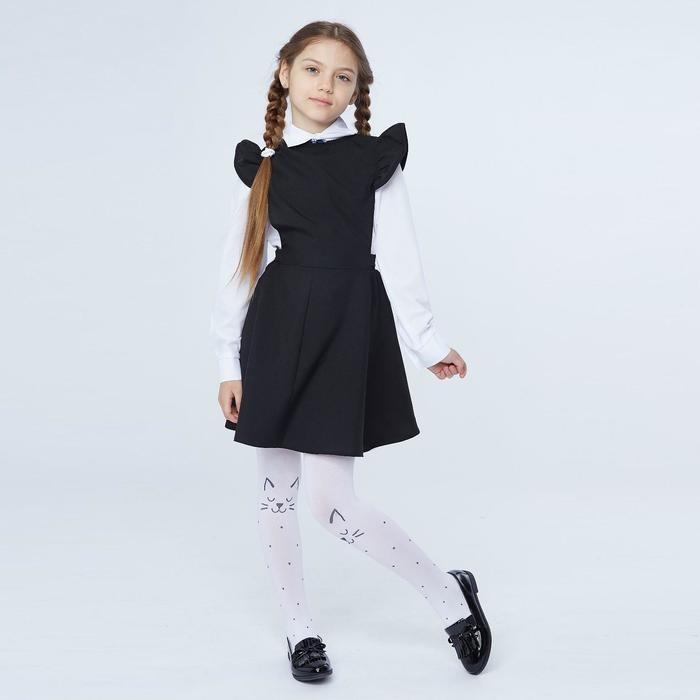 Школьный сарафан, цвет черный, рост 140 Школьный сарафан, цвет черный, рост 140