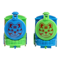 Железная дорога &laquo;Забавное путешествие&raquo;, 2 паровоза, работает от батареек