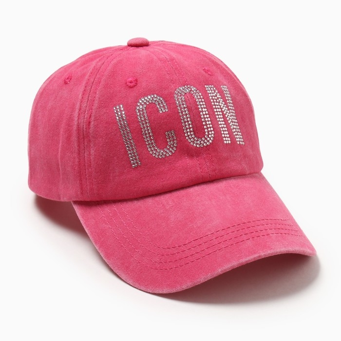 Кепка женская со стразами MIST Icon, розовый, р. 56-58 Кепка женская со стразами MIST Icon, розовый, р. 56-58