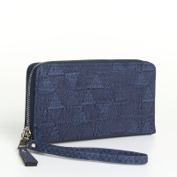 Кошелёк женский на молнии, цвет синий Кошелёк женский на молнии, цвет синий