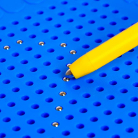 Планшет обучающий &laquo;Магнитное рисование&raquo;, цвет синий, 375 отверстий