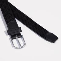 Ремень женский, ширина 2,5 см, пряжка металл, цвет чёрный
