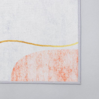 Набор ковриков Доляна &laquo;Образ&raquo;, 2 шт, 45&times;120 см, 40&times;60 см, цвет синий