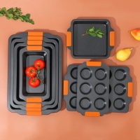 Противень для выпечки Magistro French Bakery, 41,5&times;26,5&times;5 см, антипригарное покрытие