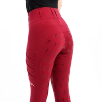 Бриджи для верховой езды Taya equestrianism цвет бордовый, размер 34, TL1