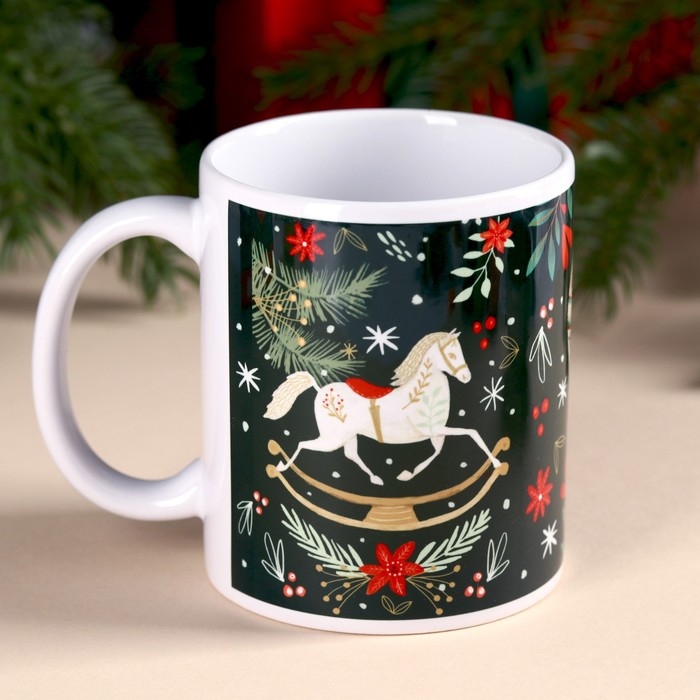 Новый год! Подарочный набор &laquo;Сказочного Нового Года&raquo;: чай чёрный с апельсином и шоколадом 50 г., кружка 300 мл.