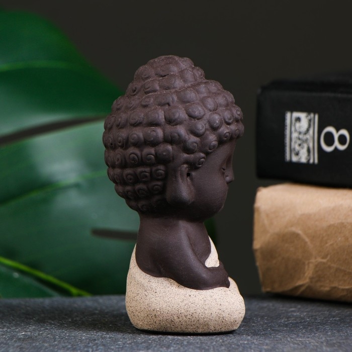 Фигурка Фигурка "Кудрявый Будда" 5х9см микс