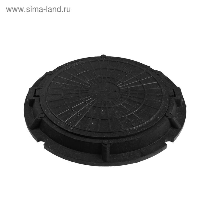 Люк полимерный, легкий, 15 кН, нагрузка до 1.5 т, черный Люк полимерный, легкий, 15 кН, нагрузка до 1.5 т, черный