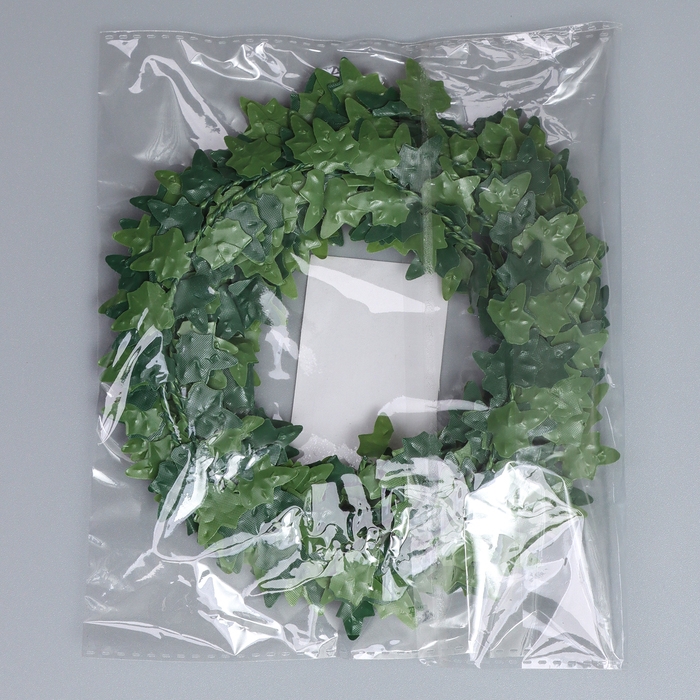 Лиана искусственная для декора &laquo;Виноградные листья&raquo;, 3 метра, 13 &times; 13 &times; 2 см